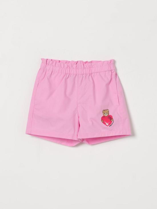 26SS [키즈] 모스키노 쇼츠/버뮤다 MDQ00FLLA10 51473 Pink
