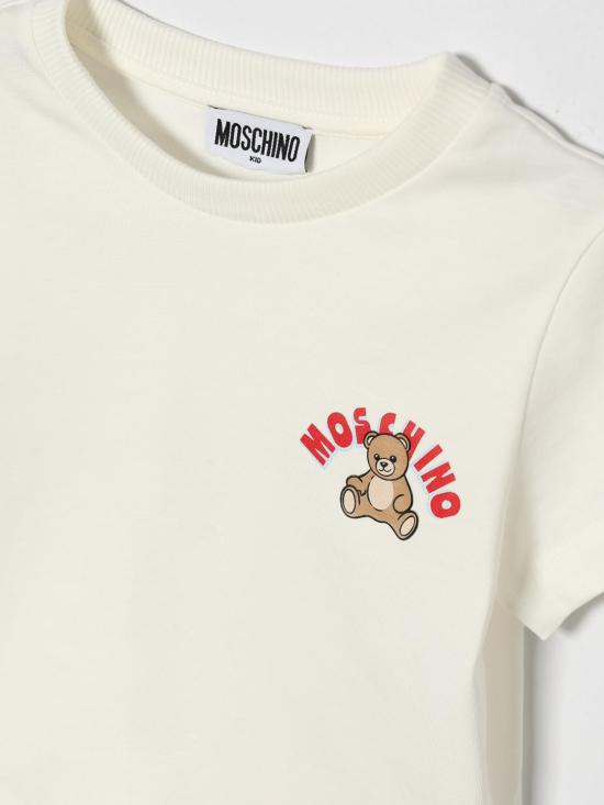 26SS [키즈] 모스키노 티셔츠 HWM058LAA01 10063 Beige - MOSCHINO