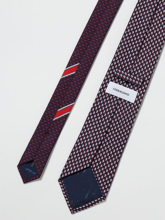 26SS 살바토레 페라가모 넥타이 351365 789663 002 Blue - SALVATORE FERRAGAMO