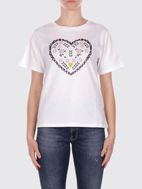 26SS 위켄드막스마라 반팔 티셔츠 2615971051600 001 White 1