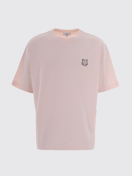 26SS 메종키츠네 폭스 헤드 오버사이즈 티셔츠 PM00109KJ0119 448 Violet - MAISON KITSUNE