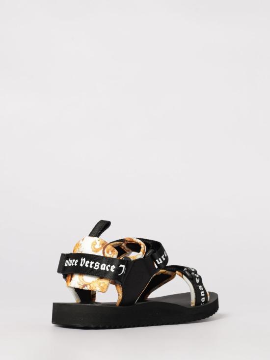 26SS 베르사체 샌들 80YA3S7BZSS82 G89 Black - VERSACE