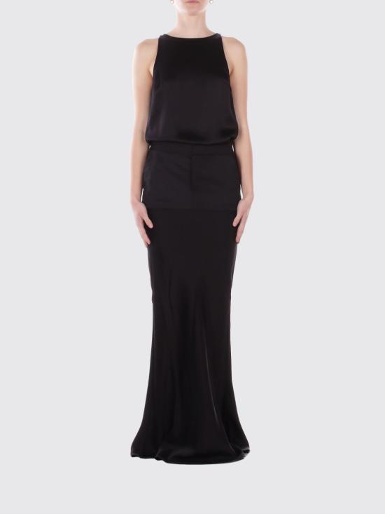 26SS 돈답 롱 원피스 DA492RF0033MXXXDD 999 Black