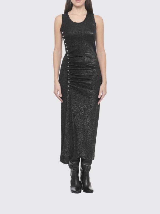 26SS 파코라반 롱 원피스 26PJRO815VI0261 P001 Black