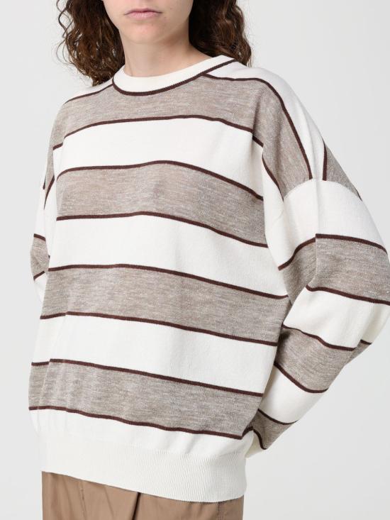 26SS 브루넬로 쿠치넬리 스웨터 M16221600 CSF58 Brown - BRUNELLO CUCINELLI