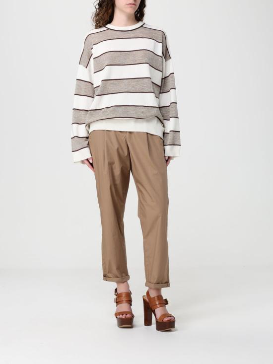 26SS 브루넬로 쿠치넬리 스웨터 M16221600 CSF58 Brown - BRUNELLO CUCINELLI