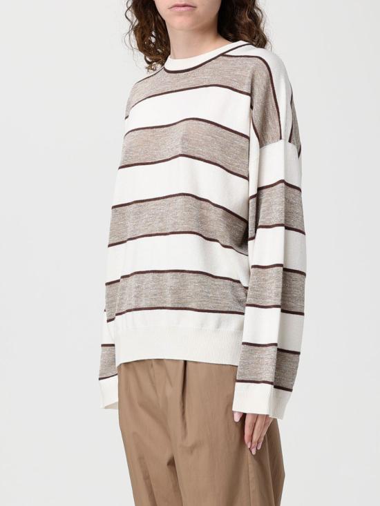 26SS 브루넬로 쿠치넬리 스웨터 M16221600 CSF58 Brown - BRUNELLO CUCINELLI