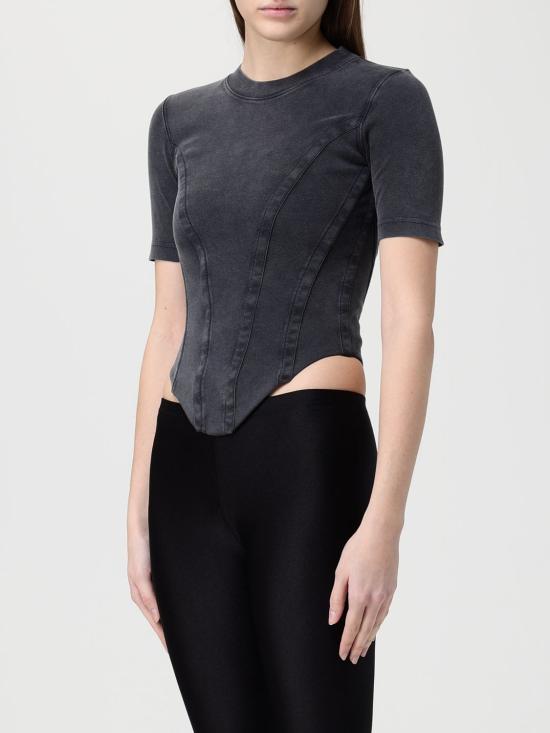 25FW 발렌시아가 반팔 티셔츠 850458 TTVF6 1055 Black 1 - BALENCIAGA