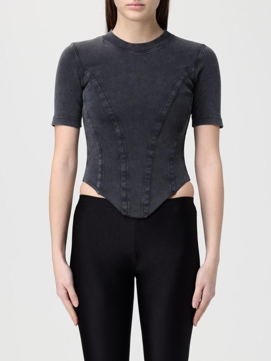 25FW 발렌시아가 반팔 티셔츠 850458 TTVF6 1055 Black 1