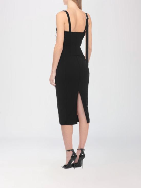 26SS 디 아티코 롱 원피스 260WCW00270KVP001AA 100 Black - THE ATTICO