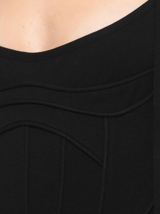 26SS 디 아티코 롱 원피스 260WCW00270KVP001AA 100 Black - THE ATTICO