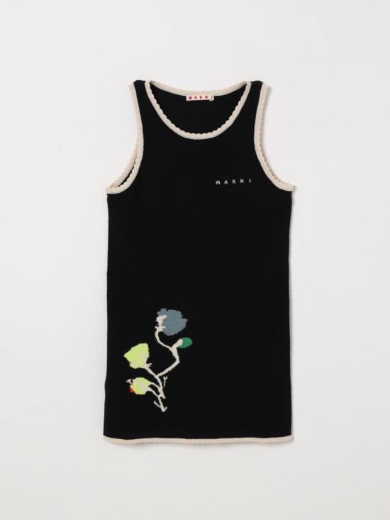 26SS [키즈] 마르니 원피스 M01746M00WZ 0M900 Black