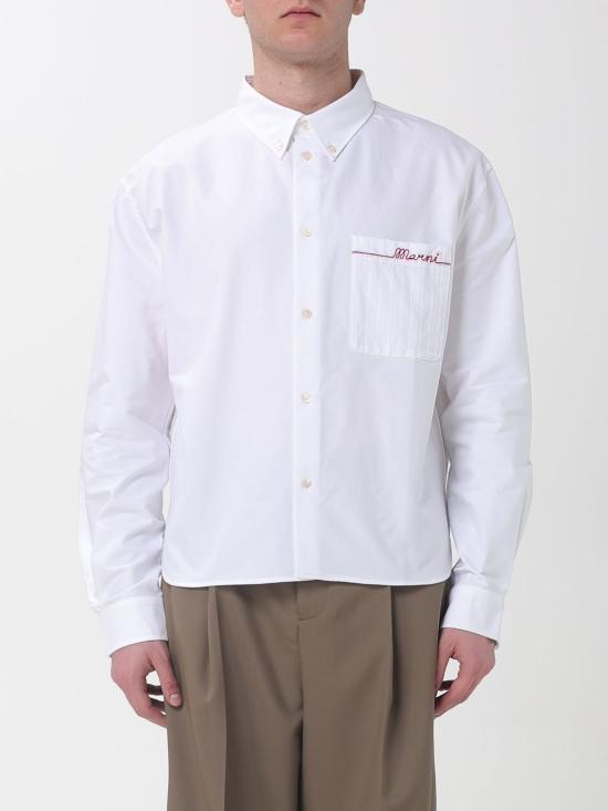 26SS 마르니 셔츠 CUMU0366QSUTC566 00W01 White