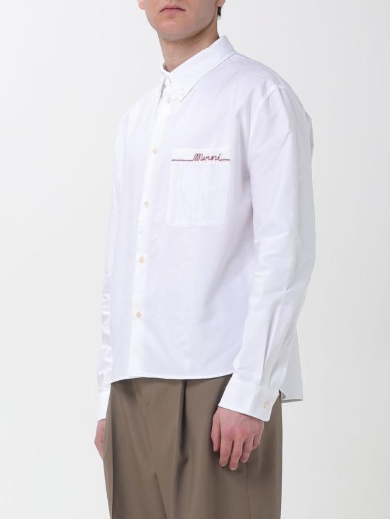 26SS 마르니 셔츠 CUMU0366QSUTC566 00W01 White - MARNI