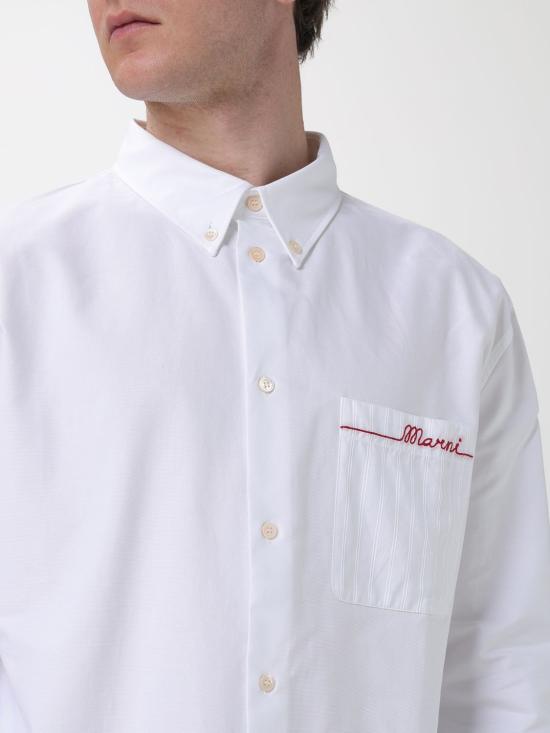 26SS 마르니 셔츠 CUMU0366QSUTC566 00W01 White - MARNI