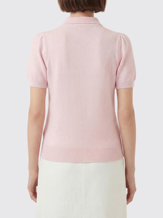 26SS 얼루드 폴로 티셔츠 26211134 60 Pink - ALLUDE