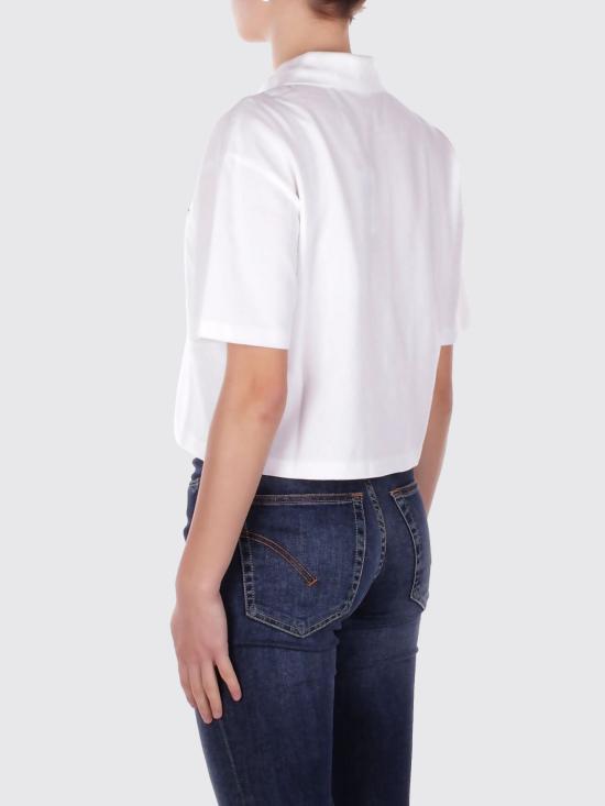 26SS 칼하트 WIP 숏슬리브 칼하트 스크립트 폴로 티셔츠 I034553 00AXX White - CARHARTT WIP