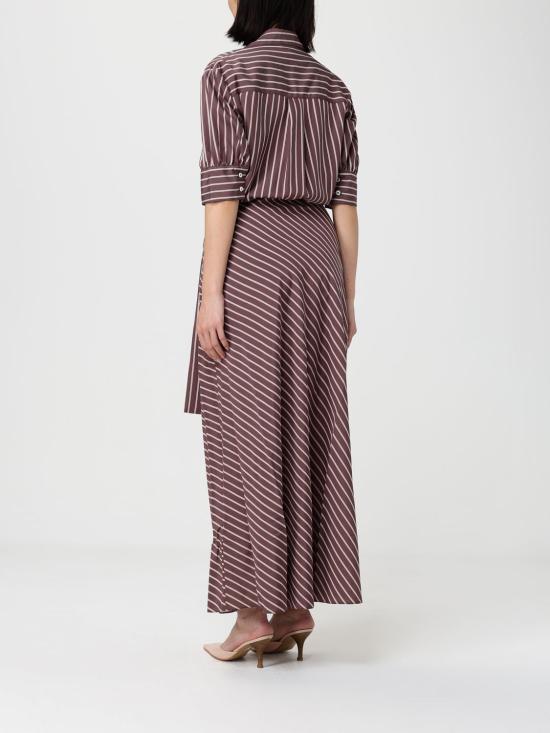 26SS 핑코 롱 원피스 106669A33Q LN1 Brown - PINKO