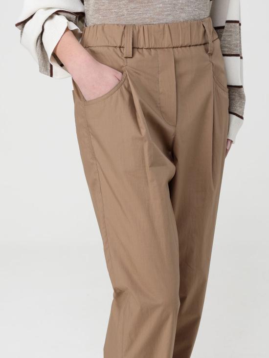 26SS 브루넬로 쿠치넬리 코튼 팬츠 M0H93P8907 C9266 Beige - BRUNELLO CUCINELLI