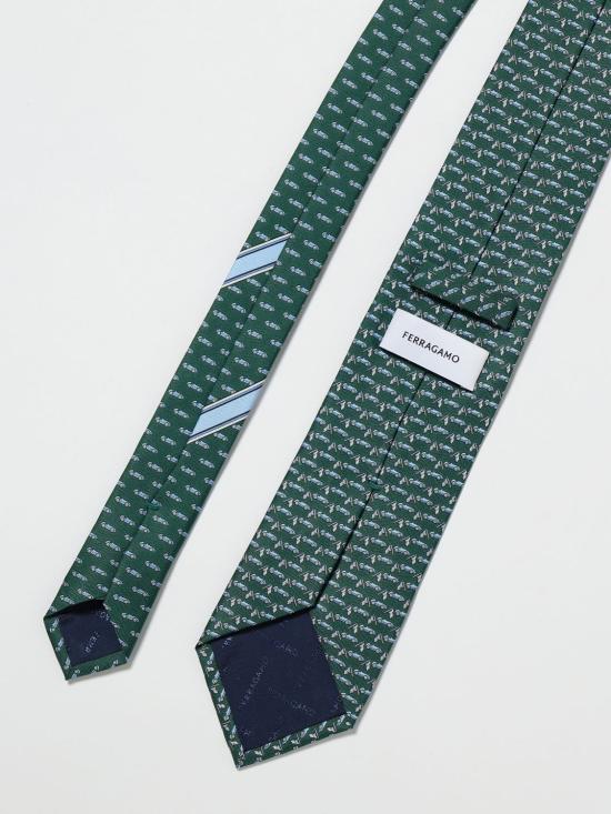 26SS 살바토레 페라가모 넥타이 351363 789413 006 Green - SALVATORE FERRAGAMO