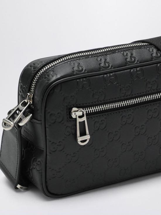 26SS 구찌 GG 엠블럼 스몰 크로스바디백 850242AAFOM 1053 Black - GUCCI