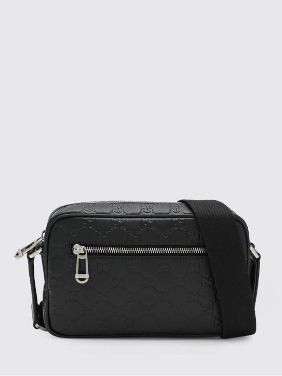 26SS 구찌 GG 엠블럼 스몰 크로스바디백 850242AAFOM 1053 Black