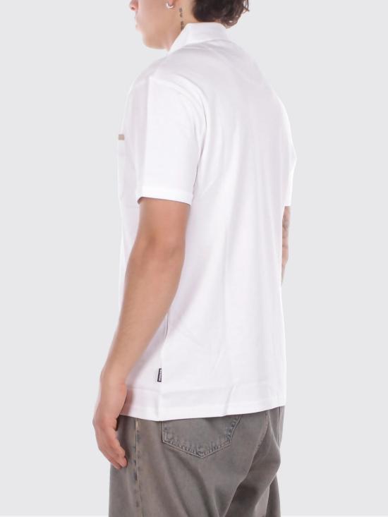 26SS 바버 폴로 티셔츠 MML1496 WH11 White - BARBOUR