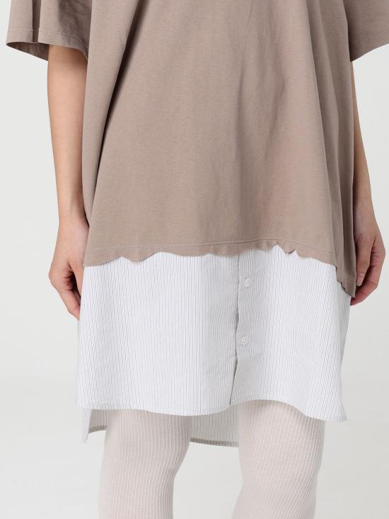 26SS MM6 메종마르지엘라 롱 원피스 S52DA0079M20050 115 Beige - MM6 MAISON MARGIELA