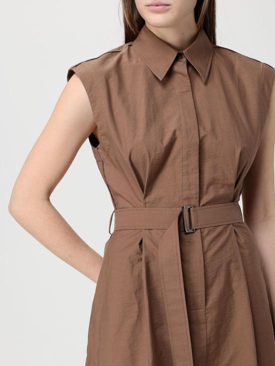 26SS 브루넬로 쿠치넬리 롱 원피스 ML140A5286 C9311 Brown - BRUNELLO CUCINELLI