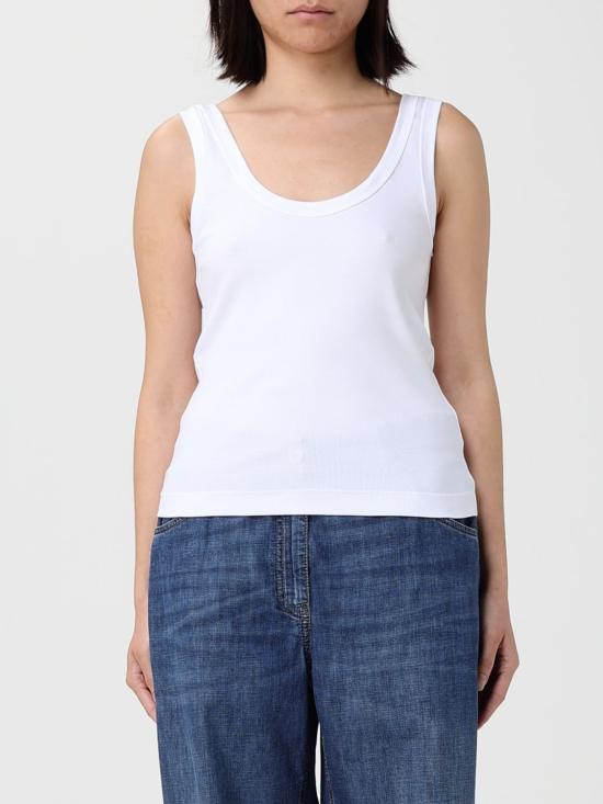 26SS 브루넬로 쿠치넬리 탑 M0TC8FX210 C159 White