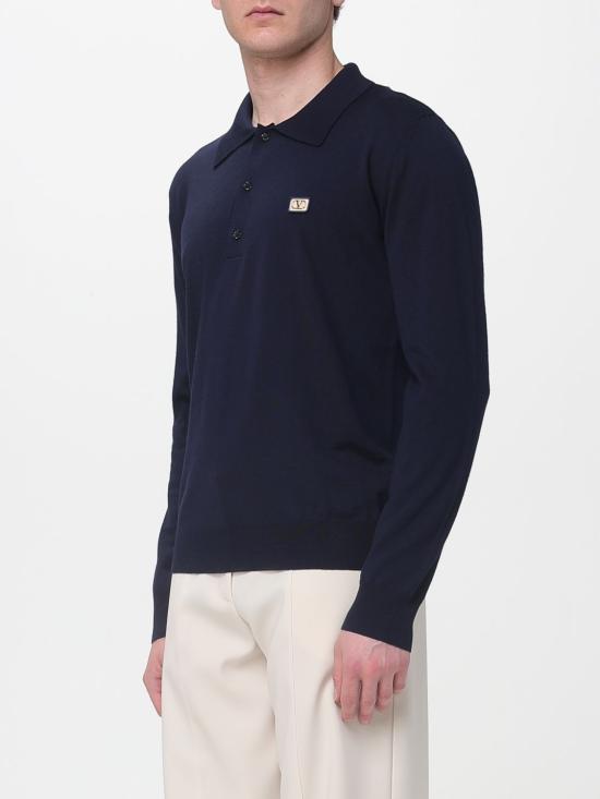 26SS 발렌티노 가라바니 폴로 티셔츠 V3KP04DBCJ 598 Blue - VALENTINO GARAVANI
