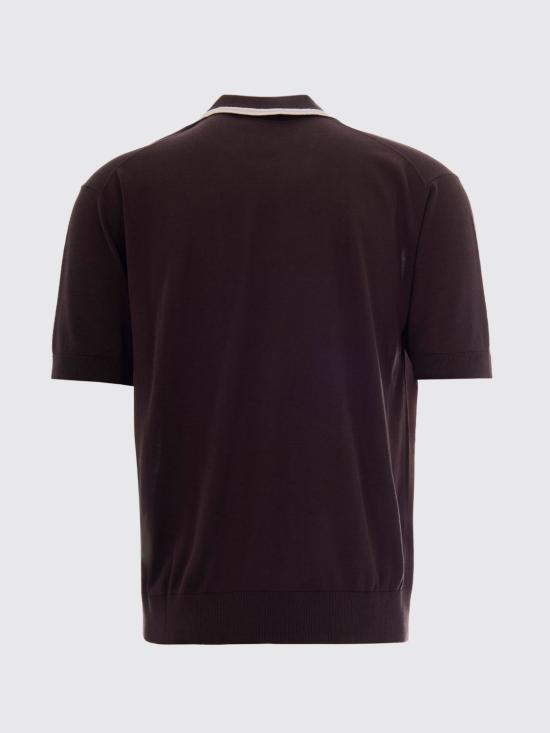 26SS 파올로페코라 폴로 티셔츠 A031F200 2345 Brown - PAOLO PECORA