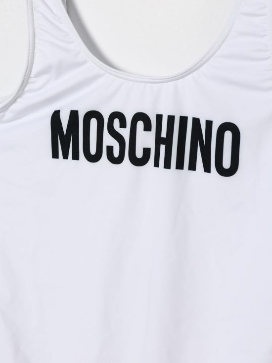 26SS [키즈] 모스키노 스윔팬츠 HDL016LKA11 10101 White - MOSCHINO