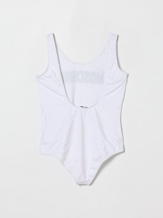 26SS [키즈] 모스키노 스윔팬츠 HDL016LKA11 10101 White - MOSCHINO