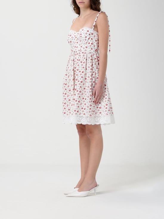 26SS 돌체앤가바나 롱 원피스 F60F9THS5UB HA5XJ White - DOLCE & GABBANA