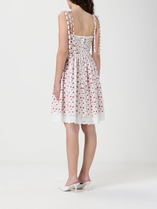 26SS 돌체앤가바나 롱 원피스 F60F9THS5UB HA5XJ White - DOLCE & GABBANA