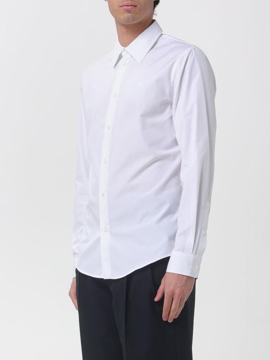 26SS 버버리 레귤러핏 코튼 포플린 셔츠 8122007 White - BURBERRY