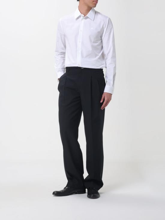 26SS 버버리 레귤러핏 코튼 포플린 셔츠 8122007 White - BURBERRY