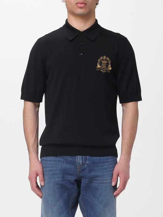 26SS 돌체앤가바나 폴로 티셔츠 GXZ02ZJDVG8 N0000 Black