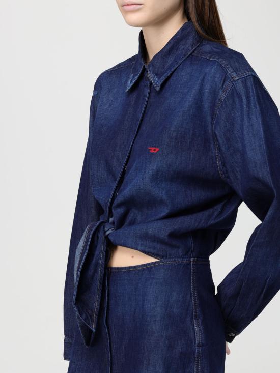 26SS 디젤 롱 원피스 A214570DBDB 01 Blue - DIESEL