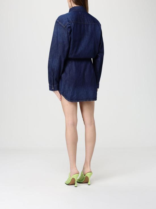 26SS 디젤 롱 원피스 A214570DBDB 01 Blue - DIESEL