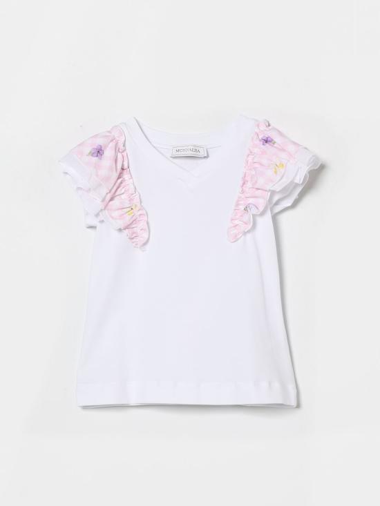 26SS [키즈] 모나리자 티셔츠 11G6047201 9990 White