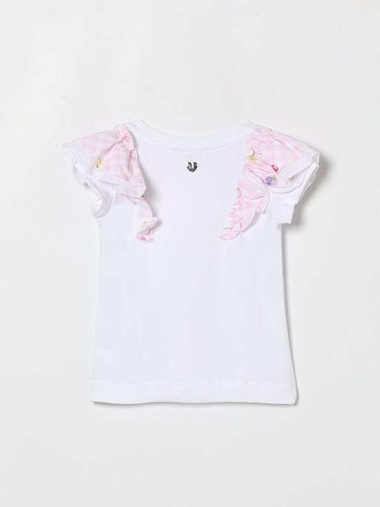 26SS [키즈] 모나리자 티셔츠 11G6047201 9990 White - MONNALISA