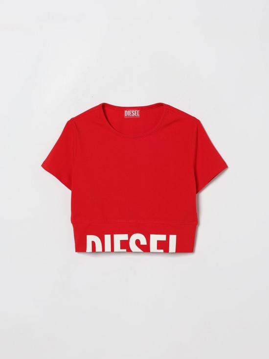 26SS [키즈] 디젤 티셔츠 J02581KYA0L K405 Red