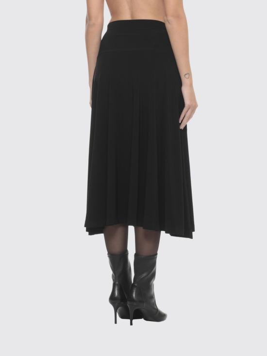 26SS 노마카말리 스커트 KK329SPL014 001 Black - NORMA KAMALI