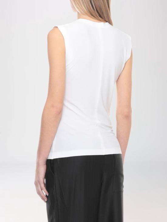 26SS 노마카말리 탑 KK4256PLE91 944 White - NORMA KAMALI