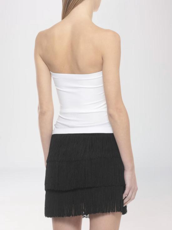 26SS 노마카말리 탑 KK4256PL546 944 White - NORMA KAMALI