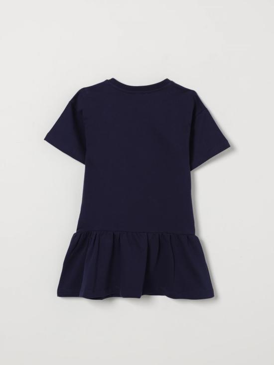 26SS [키즈] 모스키노 원피스 HDV0HLLCA19 40016 Blue - MOSCHINO