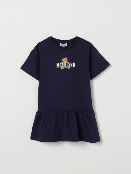 26SS [키즈] 모스키노 원피스 HDV0HLLCA19 40016 Blue