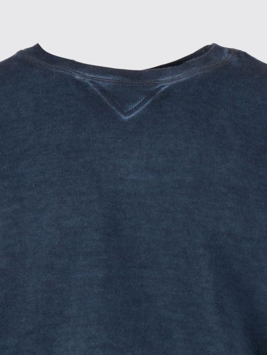 26SS 돈답 긴팔 티셔츠 UF775KF0260UPTD 890 Blue - DONDUP